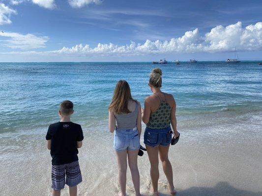 Family vacation to a warm place. Turks and Caicos