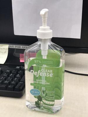 Hand sanitizer