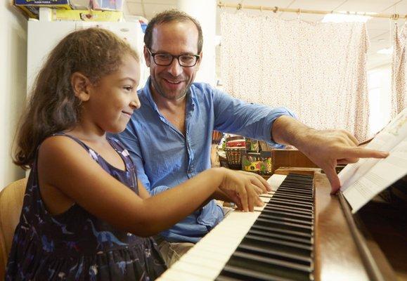 One-on-one piano lessons