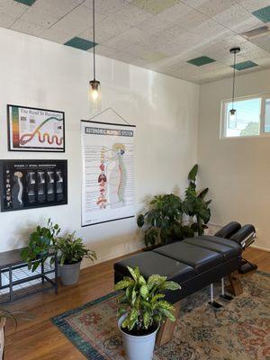 Relaxing, open, and welcoming space. Root and Stem Chiropractic is adjusting my spine and aligning my life!