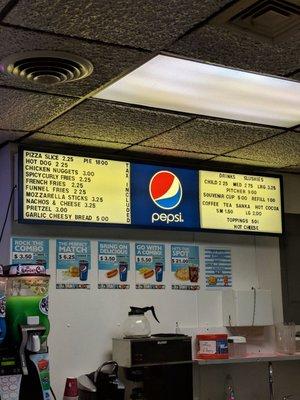 Concession Prices