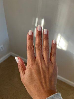 Powder dip Manicure