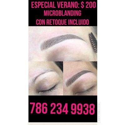 Especial verano  MICROBLENDING.  $ 200.