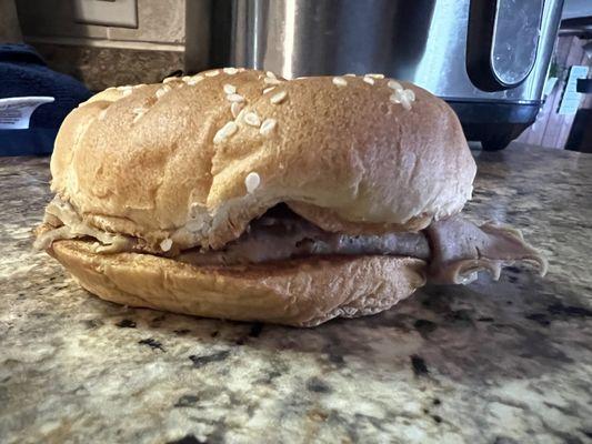 Freaking pathetic. Would you spend $6 on this wad of bread.