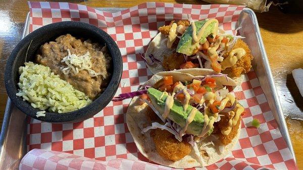 Fried fish tacos