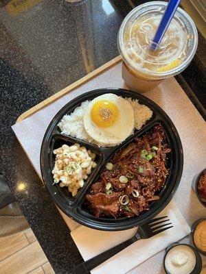 Spicy Pork Platter MANGO LEMONADE