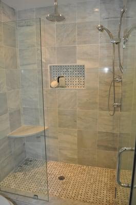 Our awesome master shower