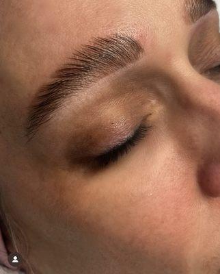 Brow lamination