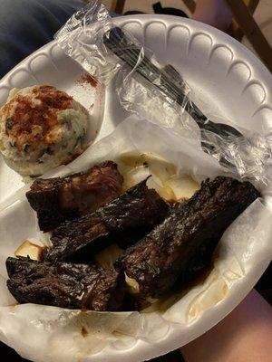 Ribs & Potato Salad