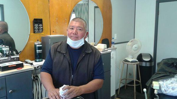 The new Barber is Chino. Fred is his uncle