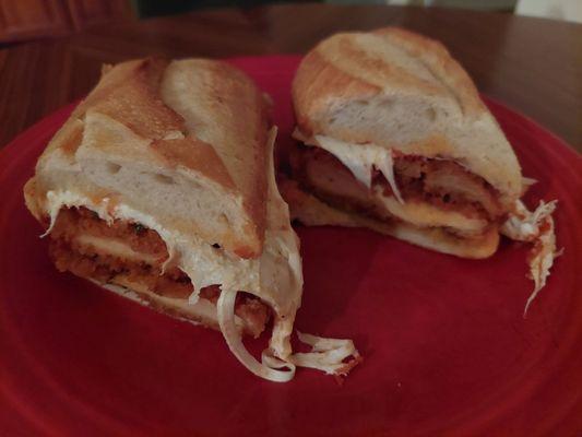 Chicken parm sandwich