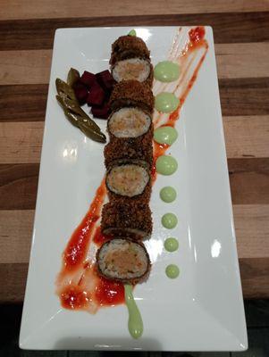 Spicy Tuna with House made sauce & pickles