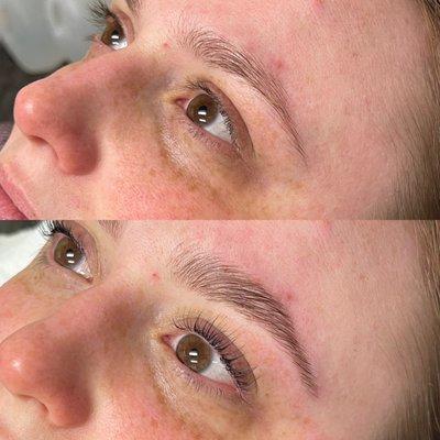 Brow lamination and Lash Lift and Tint