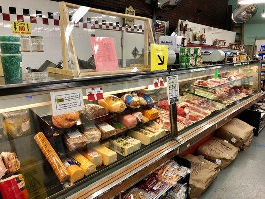 Deli and Butcher counter.