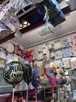 Balloons and decor galore!