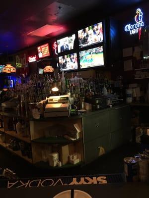 The bar at Cheers Sports Bar & Grill