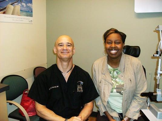 Dr. Ceravolo and Erica Lee are ready to take on the world!  Beautiful smiles and beautiful new eyes!