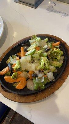 Veggie fajitas