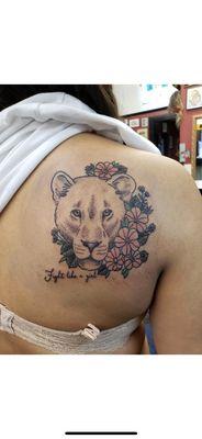 Lioness tattoo