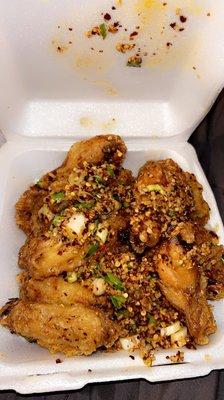 Salt and Pepper Chicken Wings