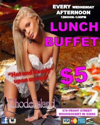 $5 All You Can Eat Hump Day Buffet 12pm - 1:30 pm