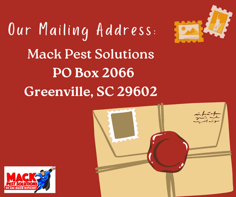 Our Mailing address.