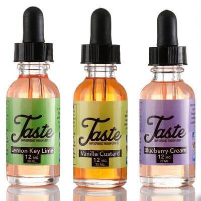 Taste E-Liquids! 4 Flavors.