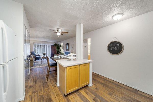 Kitchen Islands in every unit