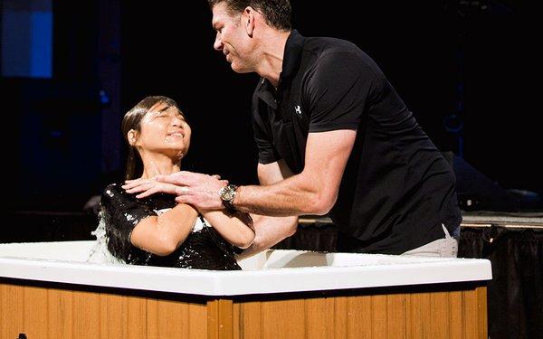 Baptism Sundays at Blue Oaks Church in Pleasanton are always a special event