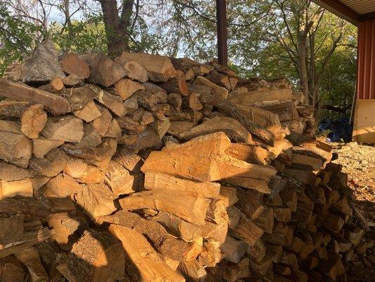 We also sell and deliver firewood. Pricing starts at $75.00 for a personal bundle.