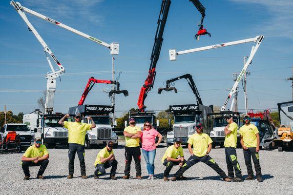 Certified Arborists, Tree Risk Assessment, Certified Treecare Safety Professionals, EHAP Certified, NCCER Certified Crane Operators.