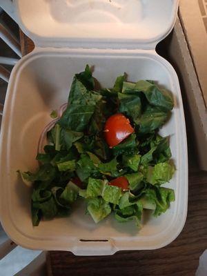 A weak ass $10 salad