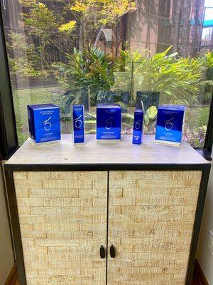 We proudly sell ZO Skin Health by Dr. Zein Obagi, medical-grade skin care products.