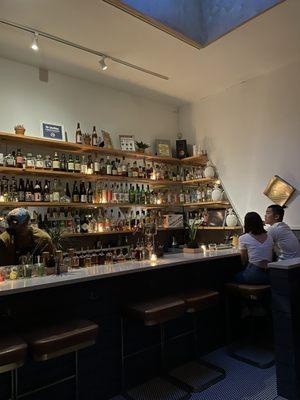 Inside bar area