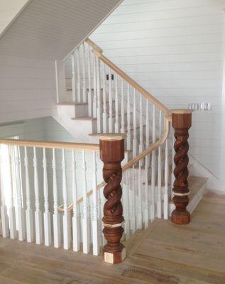 New Balusters, Newel Posts and Rails