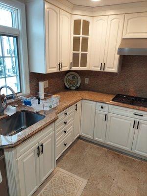 After photo of a kitchen refinished