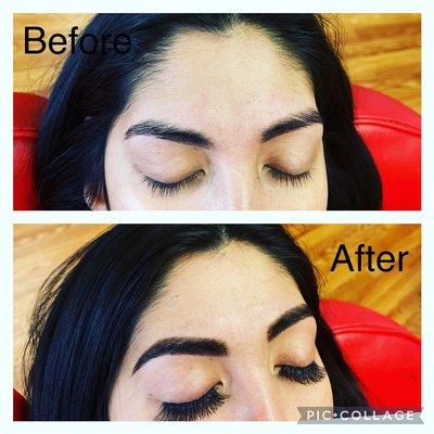 Eyebrow henna and eyelashes!!