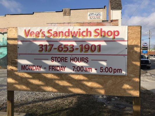 Business sign on Michigan