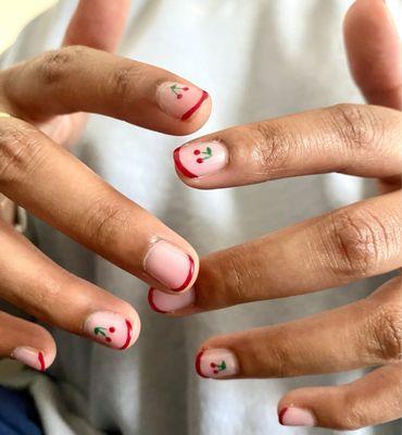 gel on natural nails