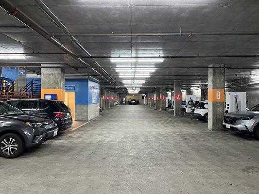 Inside of parking