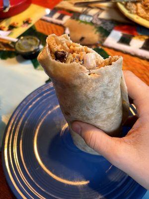 Chipotle carnitas burrito