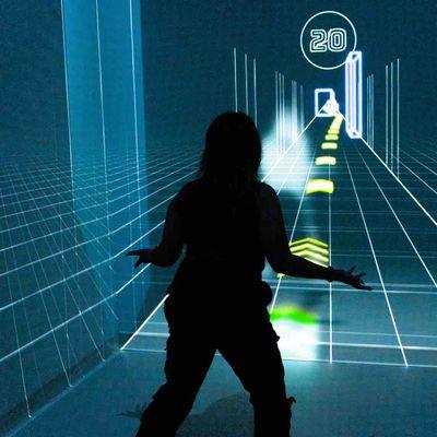 Experience the thrill of motion-activated fun at Electric Playhouse Las Vegas. Guests are immersed in vibrant, interactive ga...