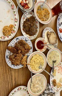 Fried Chicken Salisbury steak pork tenderloin