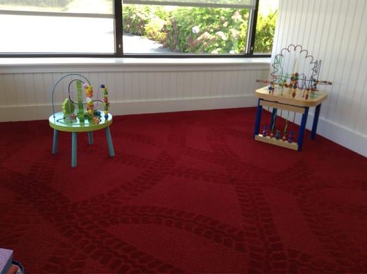 Play area for the rug rats!