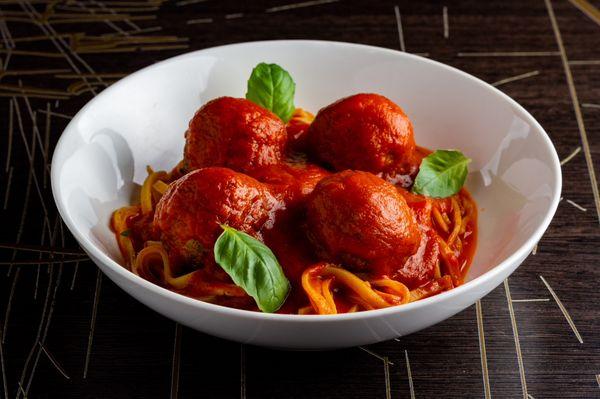 Fettuccine Meatballs