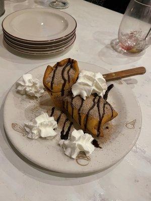 Fried cheesecake