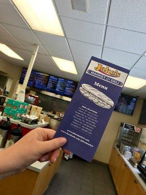 We've got new menus!  Be sure to keep one at home, at your office, and in your car- you never know when hunger will hit!