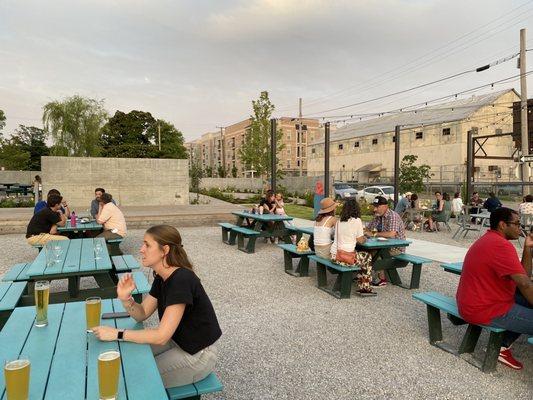 Outside seating area