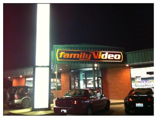 The outside of Family Video