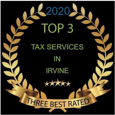 Selected as one of top three tax services in Irvine by Three Best Rated!!!!